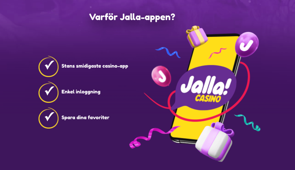 jalla casino app bullet points