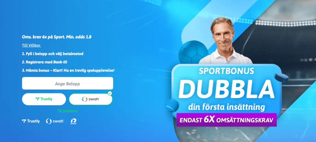 snabbare välkomstbonus sport